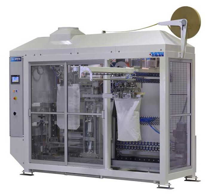 Filling machines for open bags