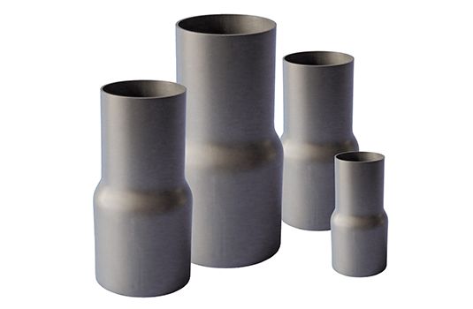 Hardened stainless steel adaptors